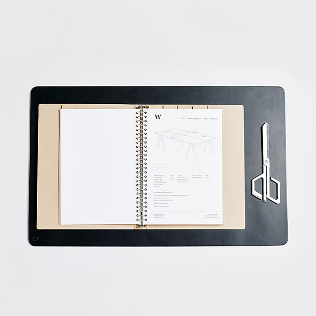 Leather Desk Mat By Studio Henry Wilson Hub Furniture Lighting Living